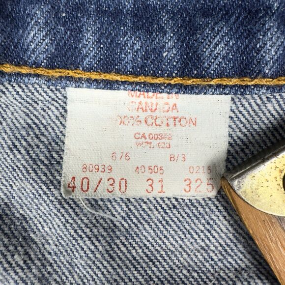 Vintage Levi’s 505 Jeans Men’s 38x27.25 Straight Leg Medium Wash - Picture 7 of 11